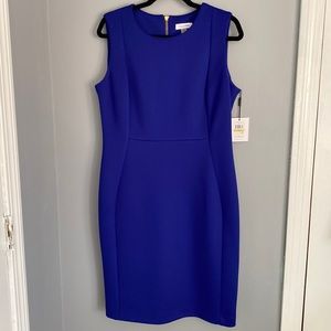 Calvin Klein royal blue dress size 14 (NWT)